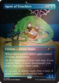 Agent of Treachery (Rainbow Foil) - Secret Lair Drop Series - Magic: The Gathering card