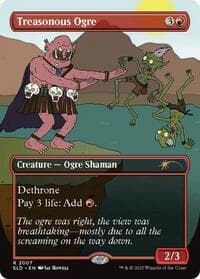 Treasonous Ogre - Secret Lair Drop Series - Magic: The Gathering card