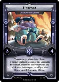 Urscoat - Champion of Khione - Shattered Stars Chapter 2 [SS2] - Elestrals card