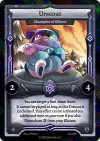 Urscoat - Champion of Khione (Reverse Holo) - Shattered Stars Chapter 2 [SS2] - Elestrals card