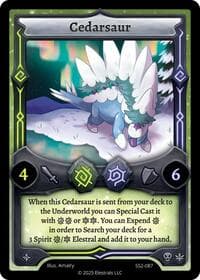 Cedarsaur - Shattered Stars Chapter 2 [SS2] - Elestrals card