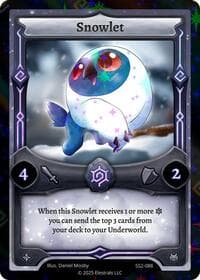 Snowlet (Reverse Holo) - Shattered Stars Chapter 2 [SS2] - Elestrals card
