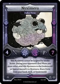 Nyximera - Fallen Form - Shattered Stars Chapter 2 [SS2] - Elestrals card