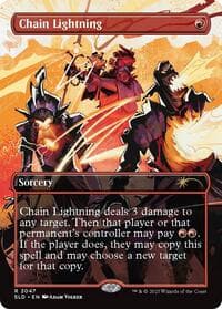 Chain Lightning (2047) - Secret Lair Drop Series - Magic: The Gathering card