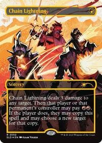 Chain Lightning (2052) (Raised Foil) - Secret Lair Drop Series - Magic: The Gathering card