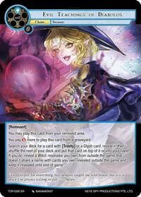 Evil Teachings of Diabolos - Ten Oaths of Protopaterpolis' War - Force of Will card