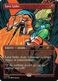 Lava Spike (2049) - Secret Lair Drop Series - Magic: The Gathering card