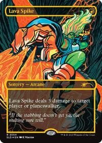 Lava Spike (2054) (Raised Foil) - Secret Lair Drop Series - Magic: The Gathering card