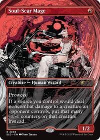 Soul-Scar Mage (2039) - Secret Lair Drop Series - Magic: The Gathering card