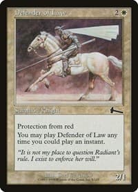 Defender of Law - Urza's Legacy - Magic: The Gathering card