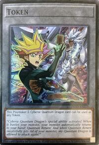Token: Playmaker & Cyberse Quantum Dragon - Alliance Insight - YuGiOh card