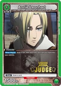 Annie Leonhart (Judge Pack) - Union Arena Promotion Cards - Union Arena card