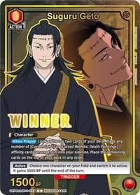 Suguru Geto (Winner) - Union Arena Promotion Cards - Union Arena card