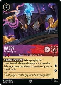 Hades - Ruthless Tyrant - Reign of Jafar - Disney Lorcana card