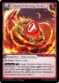 Band of Burning Verdict - Promotional Cards - Grand Archive TCG card