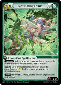 Blossoming Denial - Promotional Cards - Grand Archive TCG card