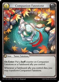 Companion Fatestone - Promotional Cards - Grand Archive TCG card
