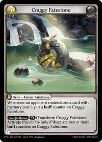 Craggy Fatestone - Promotional Cards - Grand Archive TCG card