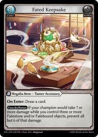 Fated Keepsake - Promotional Cards - Grand Archive TCG card