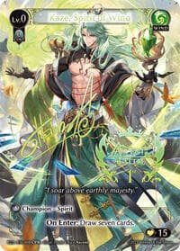 Kaze, Spirit of Wind (CPR) - Promotional Cards - Grand Archive TCG card