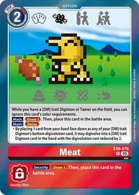 Meat - Versus Monsters - Digimon Card Game card