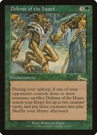 Defense of the Heart - Urza's Legacy - Magic: The Gathering card