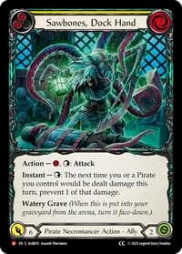 Sawbones, Dock Hand (CC Label) - Armory Deck: Gravy Bones - Flesh and Blood TCG card