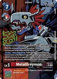 MetalGreymon (Alternate Art) - Versus Monsters - Digimon Card Game card