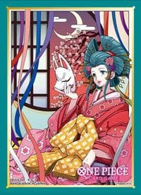 One Piece Card Game Official Sleeves: Assortment 10 - Kouzuki Hiyori (70-Pack) - Bandai Card Sleeves - Card Sleeves card