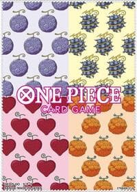 One Piece Card Game Official Sleeves: Assortment 10 - Devil Fruit (70-Pack) - Bandai Card Sleeves - Card Sleeves card