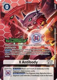 X Antibody (Evolution Cup 2025 Vol. 1) - X Record - Digimon Card Game card