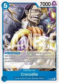 Crocodile (Store 2-on-2 Battle 2025) - One Piece Promotion Cards - One Piece Card Game card
