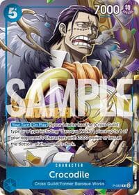 Crocodile (Store 2-on-2 Battle 2025 Winner) - One Piece Promotion Cards - One Piece Card Game card
