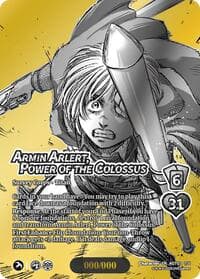 Armin Arlert, Power of the Colossus (Chrome Rare) - Attack on Titan: Apocalypse - UniVersus card