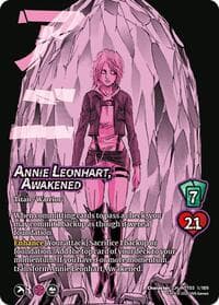 Annie Leonhart, Awakened // Female Titan - Attack on Titan: Apocalypse - UniVersus card
