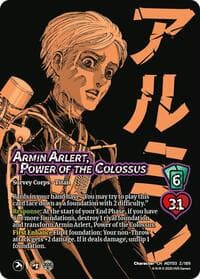 Armin Arlert, Power of the Colossus // Colossus Titan, Finale - Attack on Titan: Apocalypse - UniVersus card