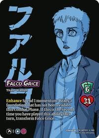 Falco Grice // Jaw Titan, Flying Form - Attack on Titan: Apocalypse - UniVersus card