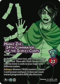 Hange Zoe, 14th Commander of the Survey Corps - Attack on Titan: Apocalypse - UniVersus card