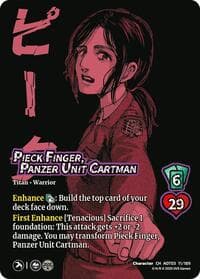 Pieck Finger, Panzer Unit Cartman // Cart Titan, Finale - Attack on Titan: Apocalypse - UniVersus card