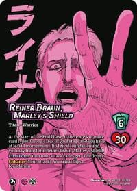 Reiner Braun, Marley's Shield // Armored Titan, Finale - Attack on Titan: Apocalypse - UniVersus card