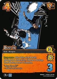 Bust In - Attack on Titan: Apocalypse - UniVersus card