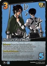 Dedicate Your Heart - Attack on Titan: Apocalypse - UniVersus card