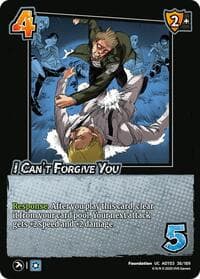 I Can't Forgive You - Attack on Titan: Apocalypse - UniVersus card