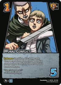 Moral Conflict - Attack on Titan: Apocalypse - UniVersus card