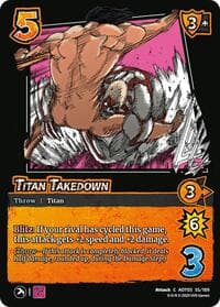 Titan Takedown - Attack on Titan: Apocalypse - UniVersus card