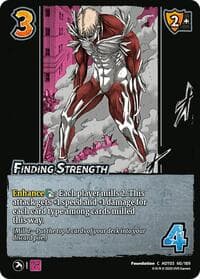Finding Strength - Attack on Titan: Apocalypse - UniVersus card