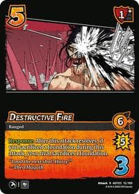 Destructive Fire - Attack on Titan: Apocalypse - UniVersus card