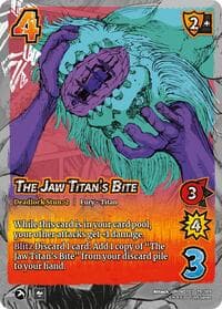 The Jaw Titan's Bite - Attack on Titan: Apocalypse - UniVersus card