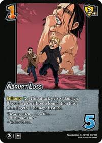 Abrupt Loss - Attack on Titan: Apocalypse - UniVersus card