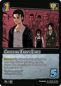 Crossing Enemy Lines - Attack on Titan: Apocalypse - UniVersus card